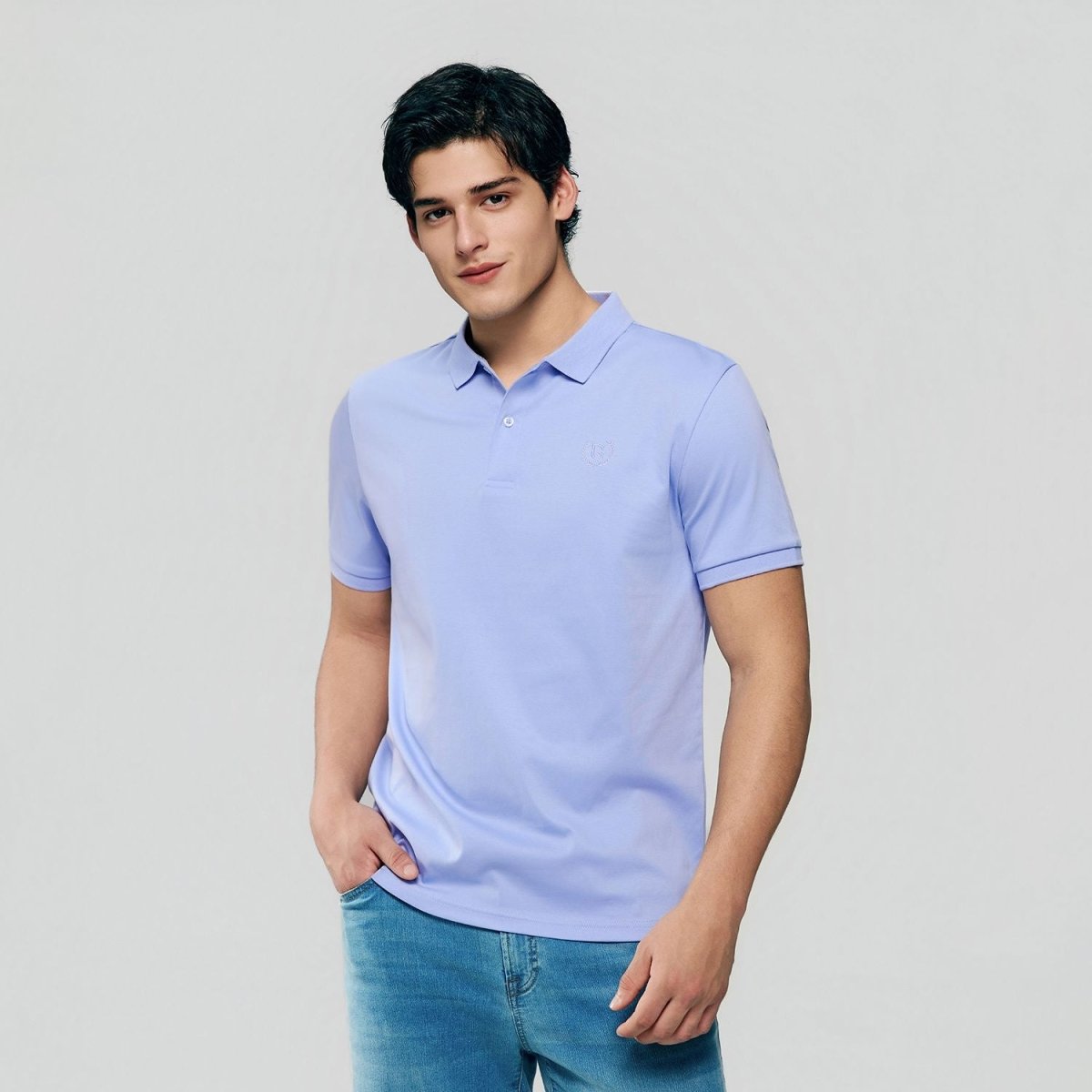 Men’s Liquid Touch Slim Fit Cotton Interlock Polo