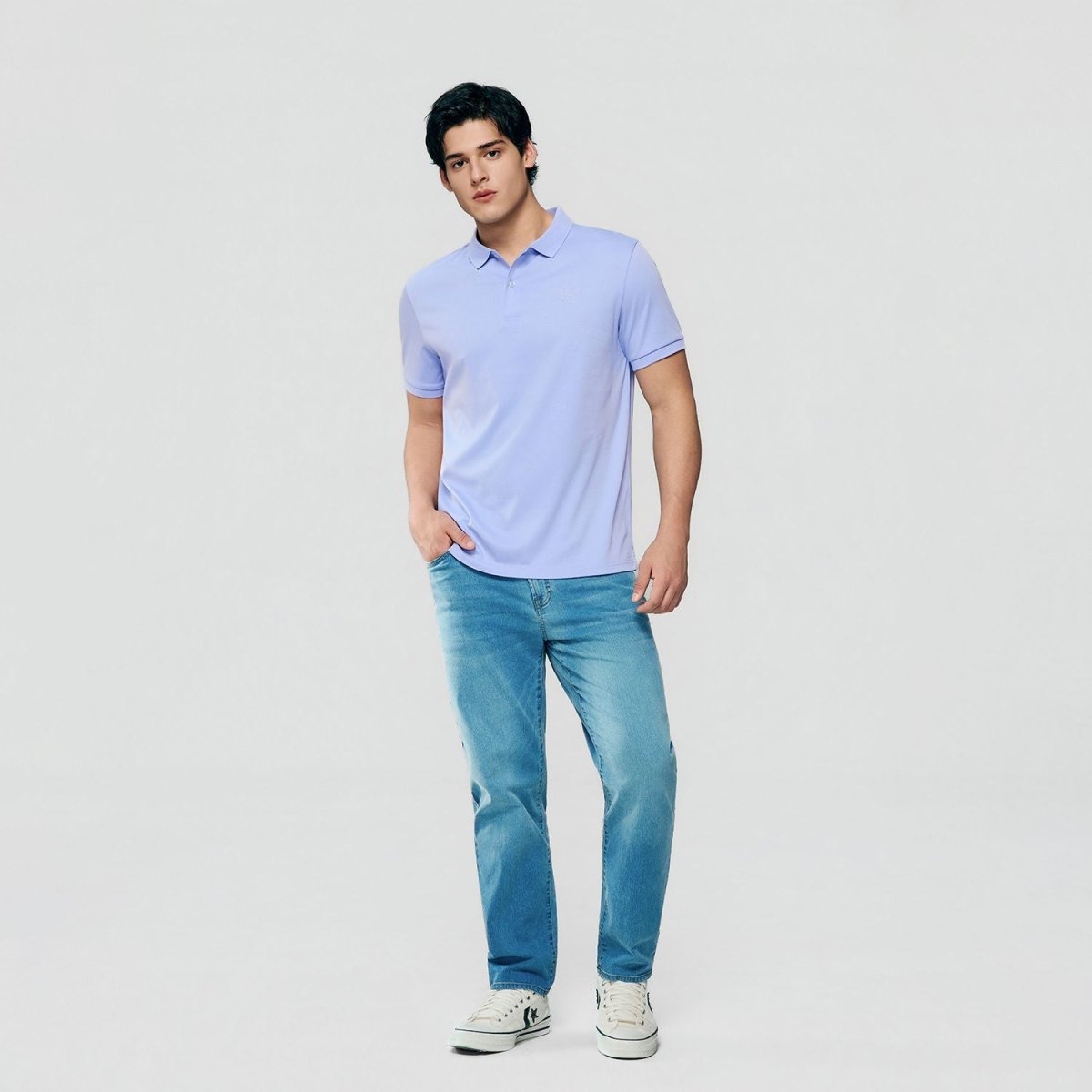 Men’s Liquid Touch Slim Fit Cotton Interlock Polo