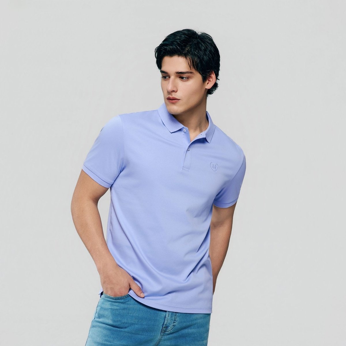 Men’s Liquid Touch Slim Fit Cotton Interlock Polo