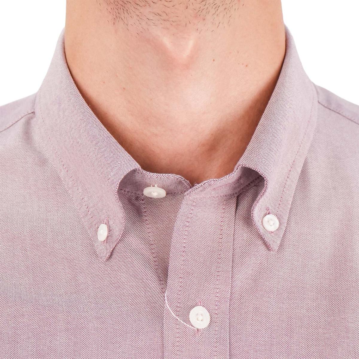 Men's Wrinkle-Free Short Sleeve Cotton Oxford Shirt