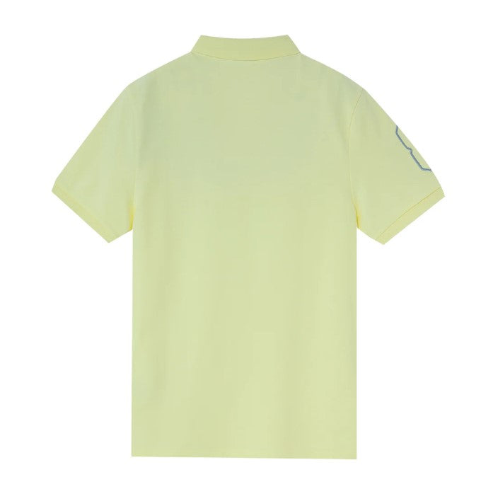 Men's 3D Lion Polo: Slim Fit, Bold Embroidery, Premium Pique