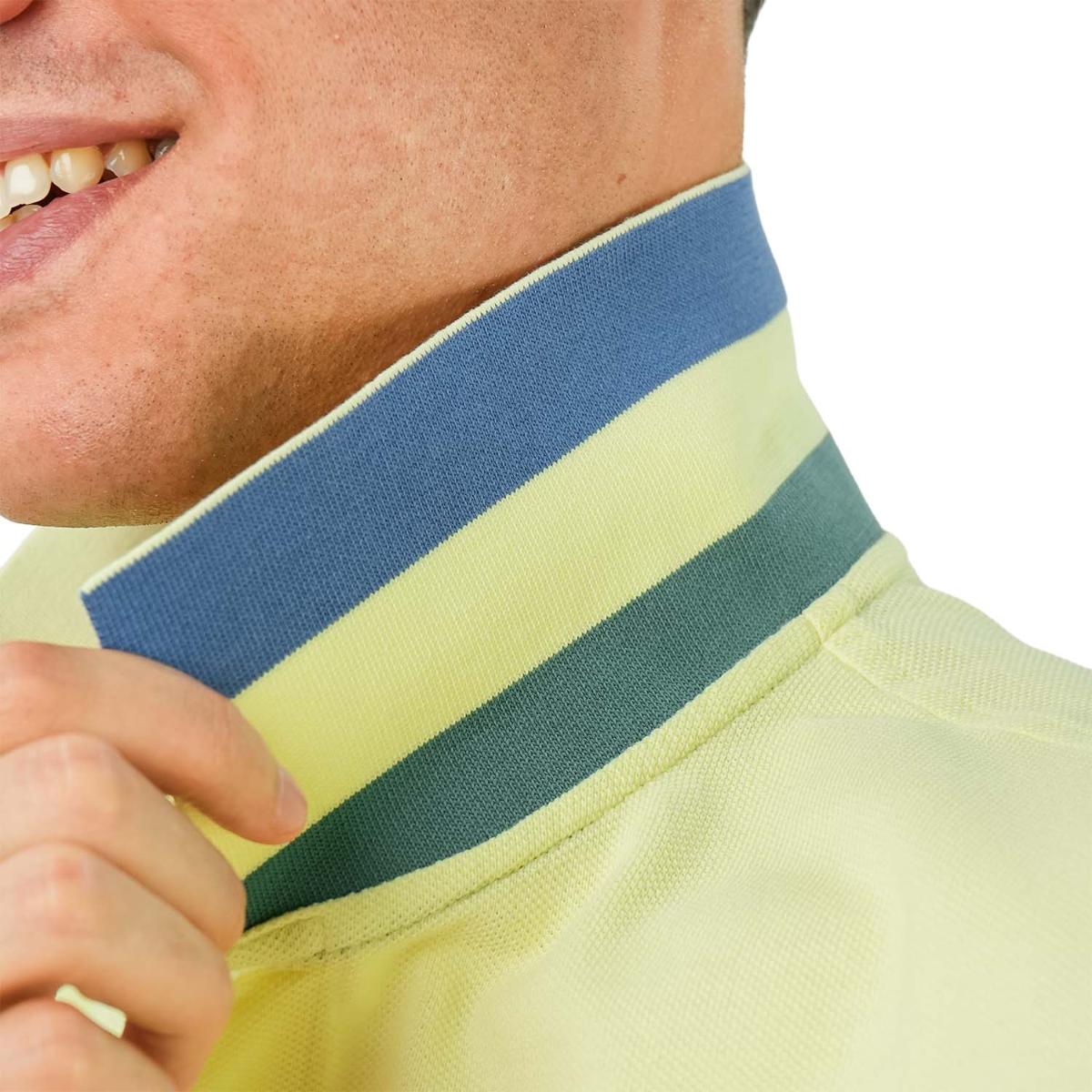 Men's Performance Polo: Classic Piqué, Tipped Collar, Embroidered Detail