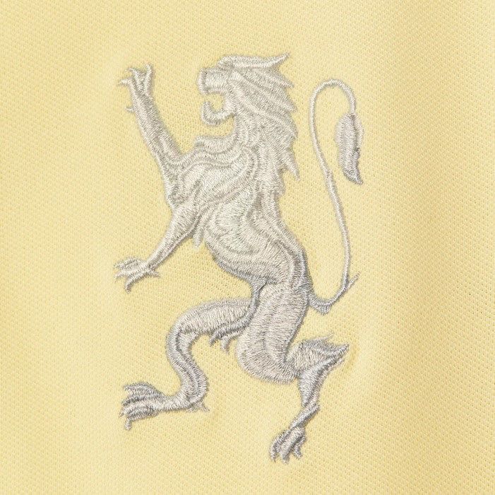 قميص بولو نسائي من القطن والليكرا بتطريز أسد ثلاثي الأبعاد