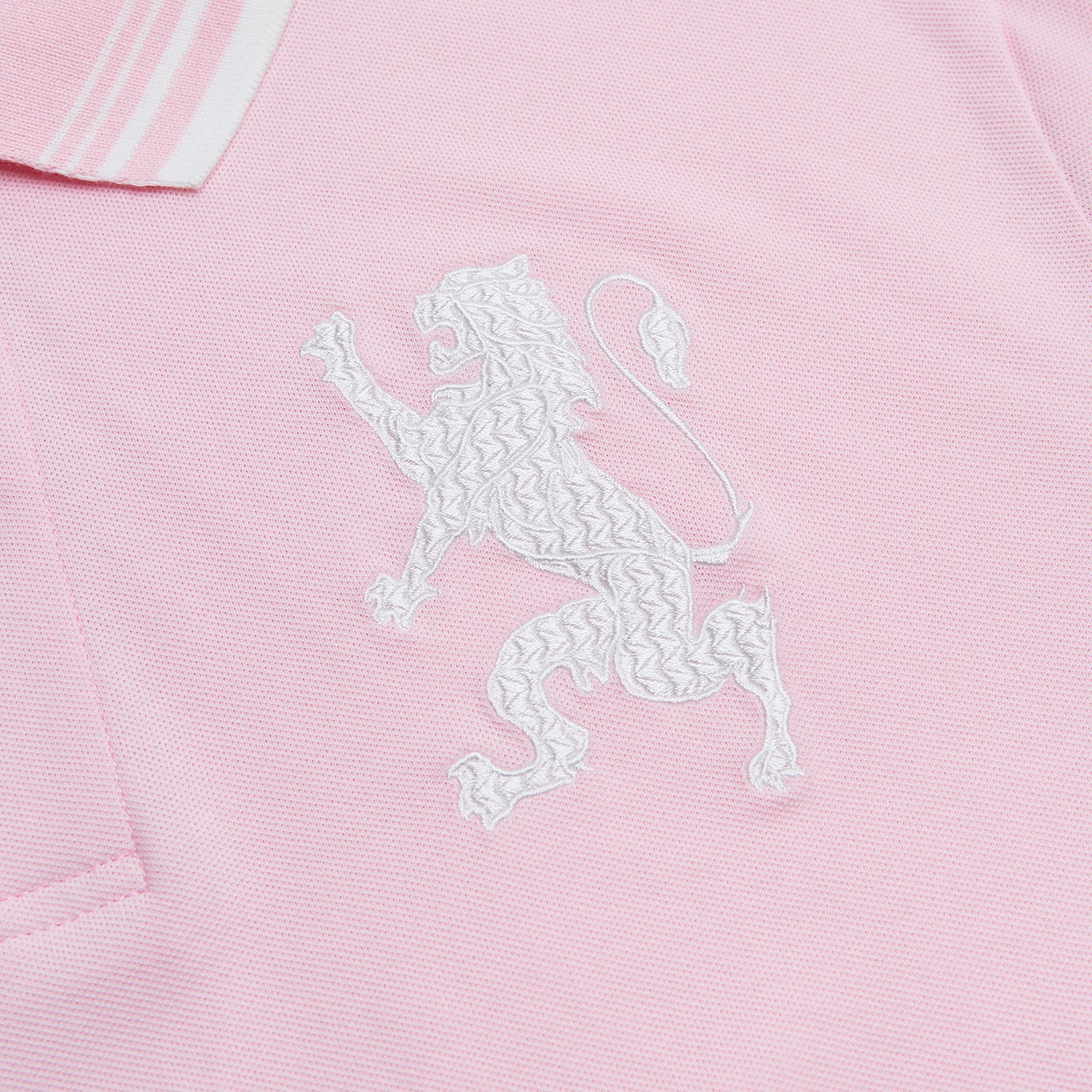 Men’s Cotton Slim Polo with 3D Lion Embroidery
