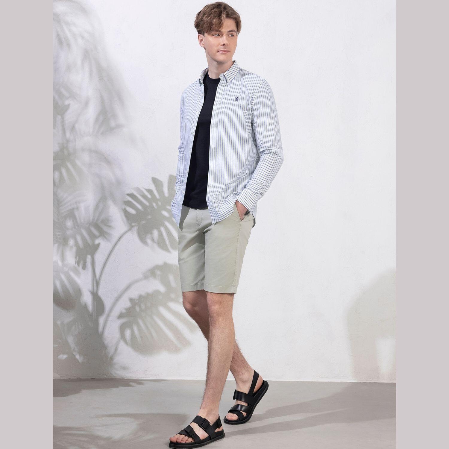 Men's Lion Cotton Oxford Shirt