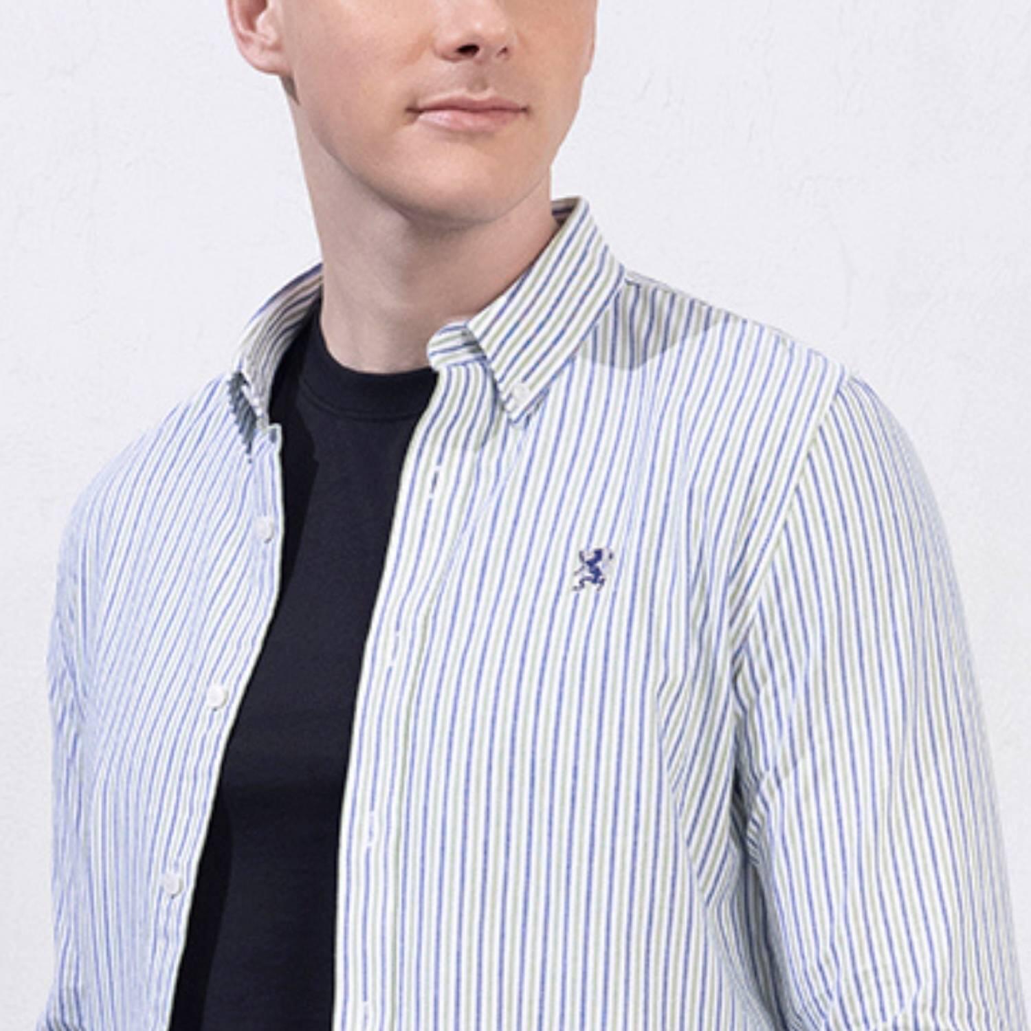 Men's Lion Cotton Oxford Shirt