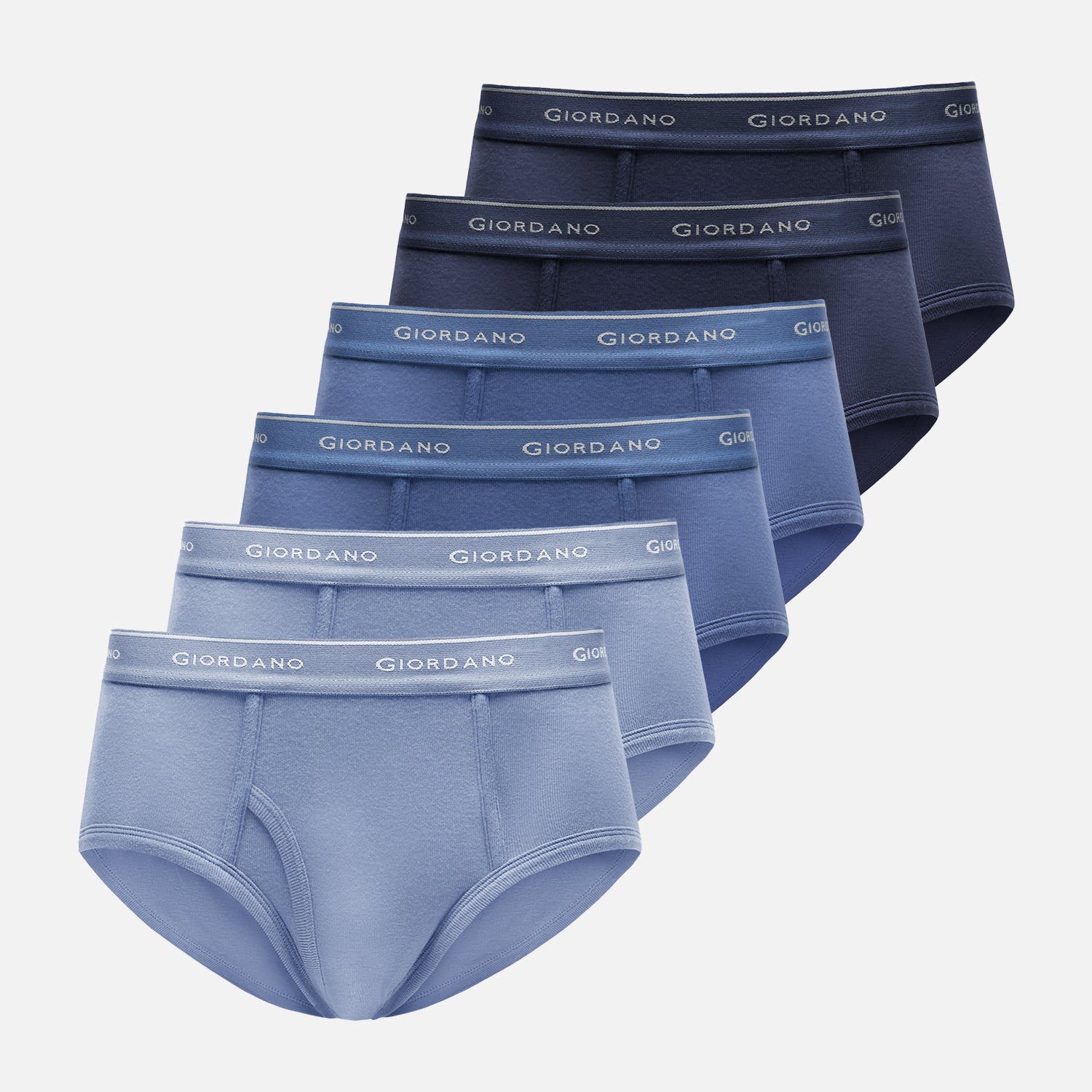 Men's Classic Cotton Rib Briefs 6-Pack Essentials