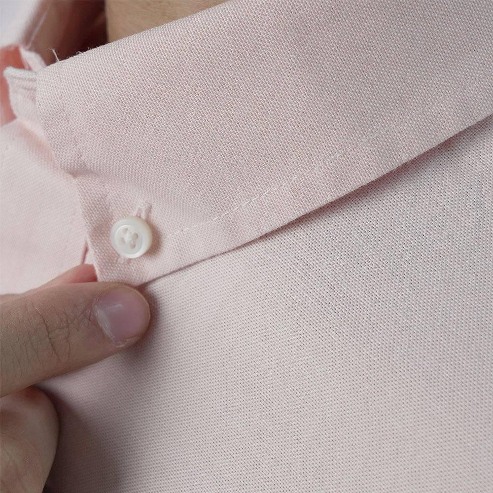 Men's Cotton Slim Oxford Shirt With Embroidery