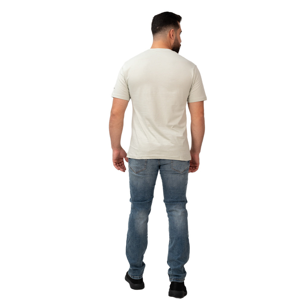 Men's Giordano Cotton Crewneck Slim Fit Tee - Short Sleeve