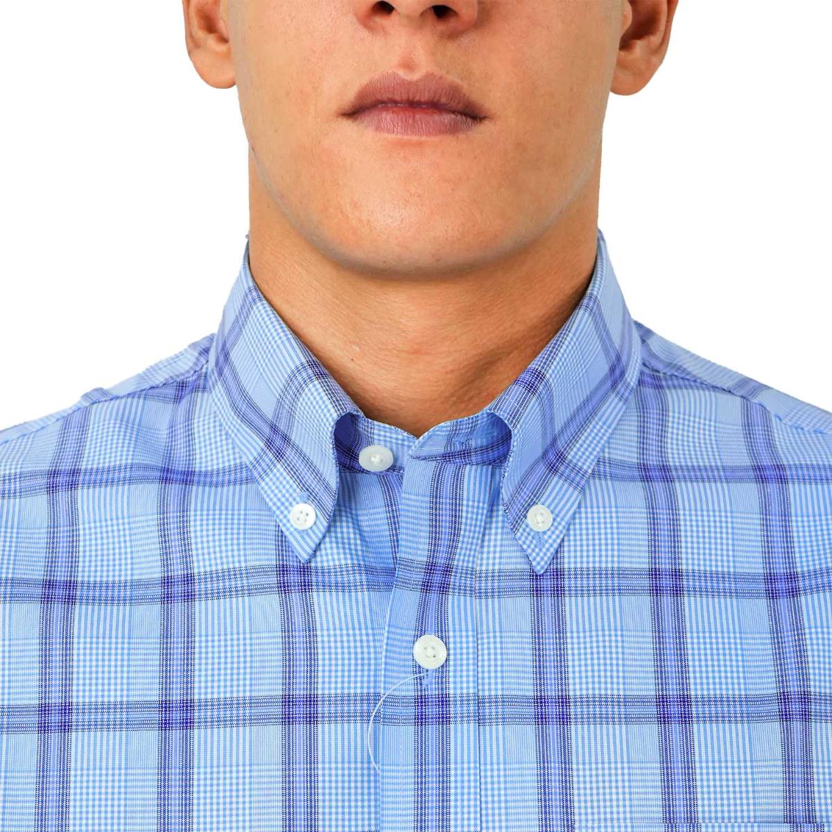 Men's Wrinkle-Free Long Sleeve Cotton Oxford Shirt