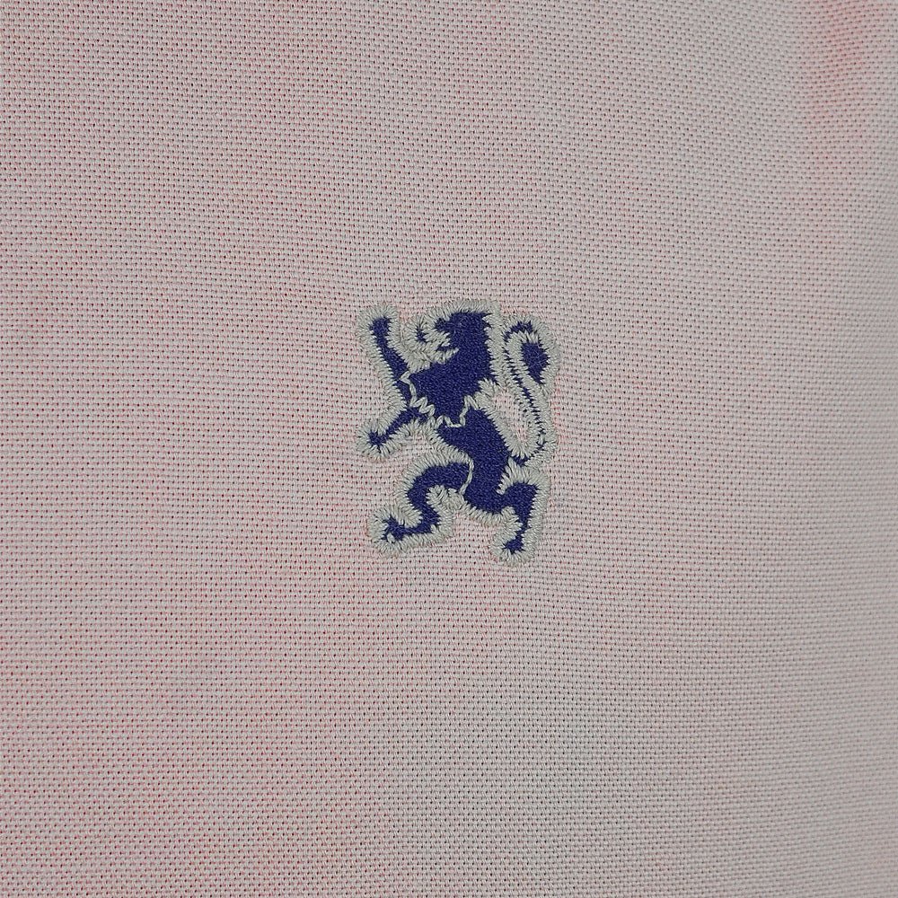 Men's Cotton Slim Oxford Shirt With Embroidery