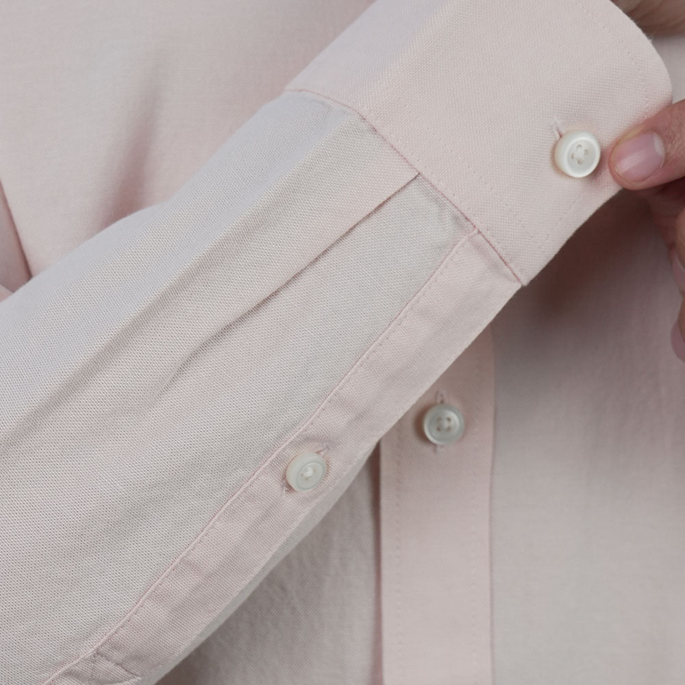 Men's Cotton Slim Oxford Shirt With Embroidery