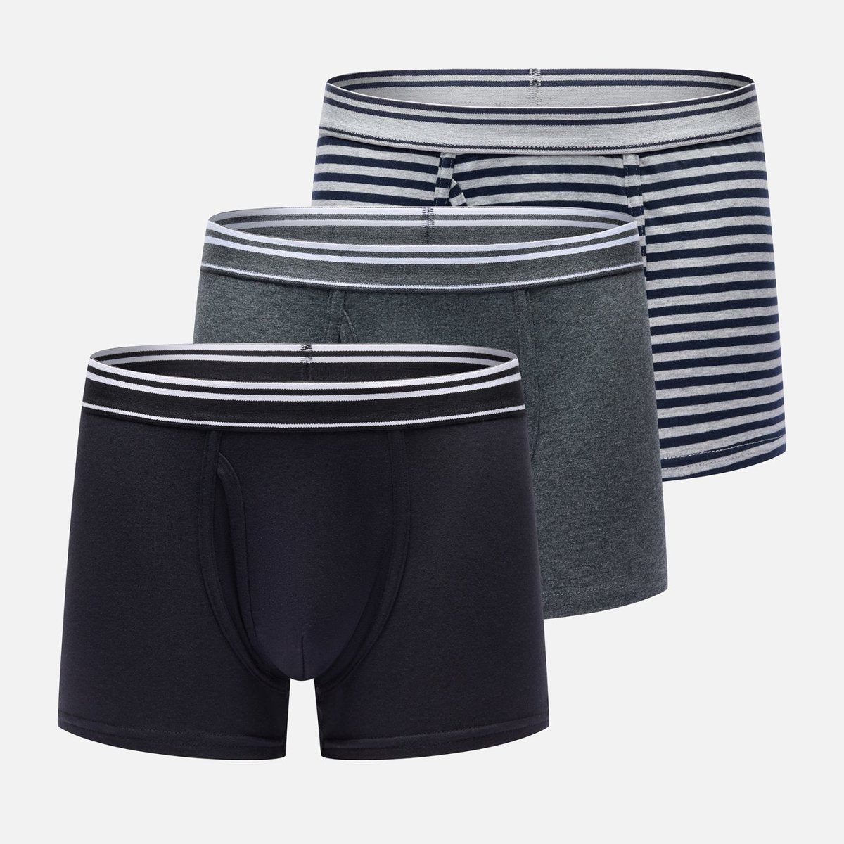 Men’s Cotton Stretch Jersey Trunks 3-Pack Essentials