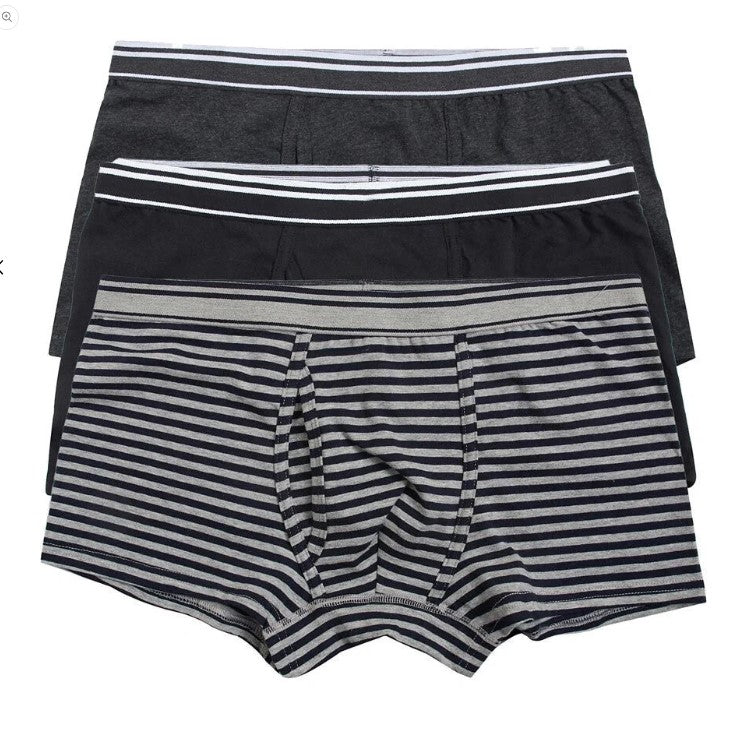 Men's Cotton Spandex Jersey 3-Pack Trunks