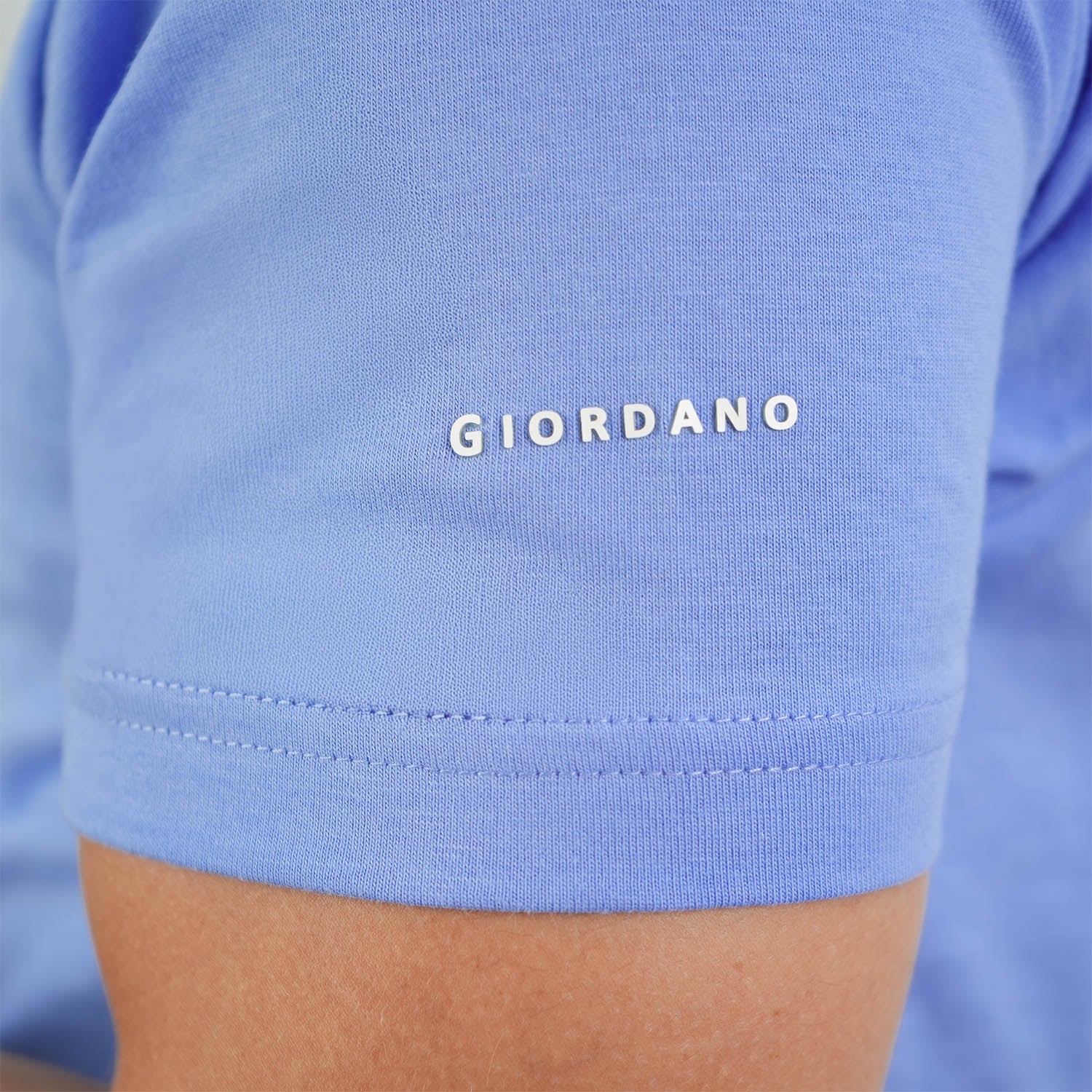 Men's Giordano Cotton Crewneck Slim Fit Tee - Short Sleeve