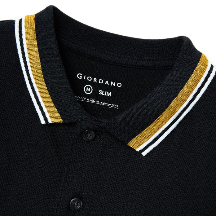 Men's Classic Slim Fit Polo with Signature Embroidery