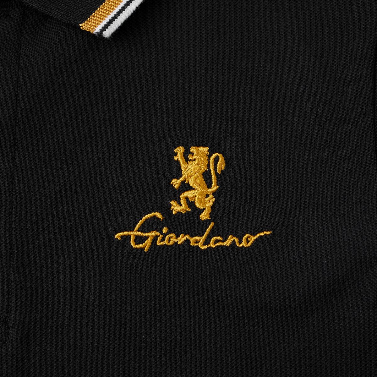 Junior's Slim Fit Cotton Pique Signature Embroidery Polo