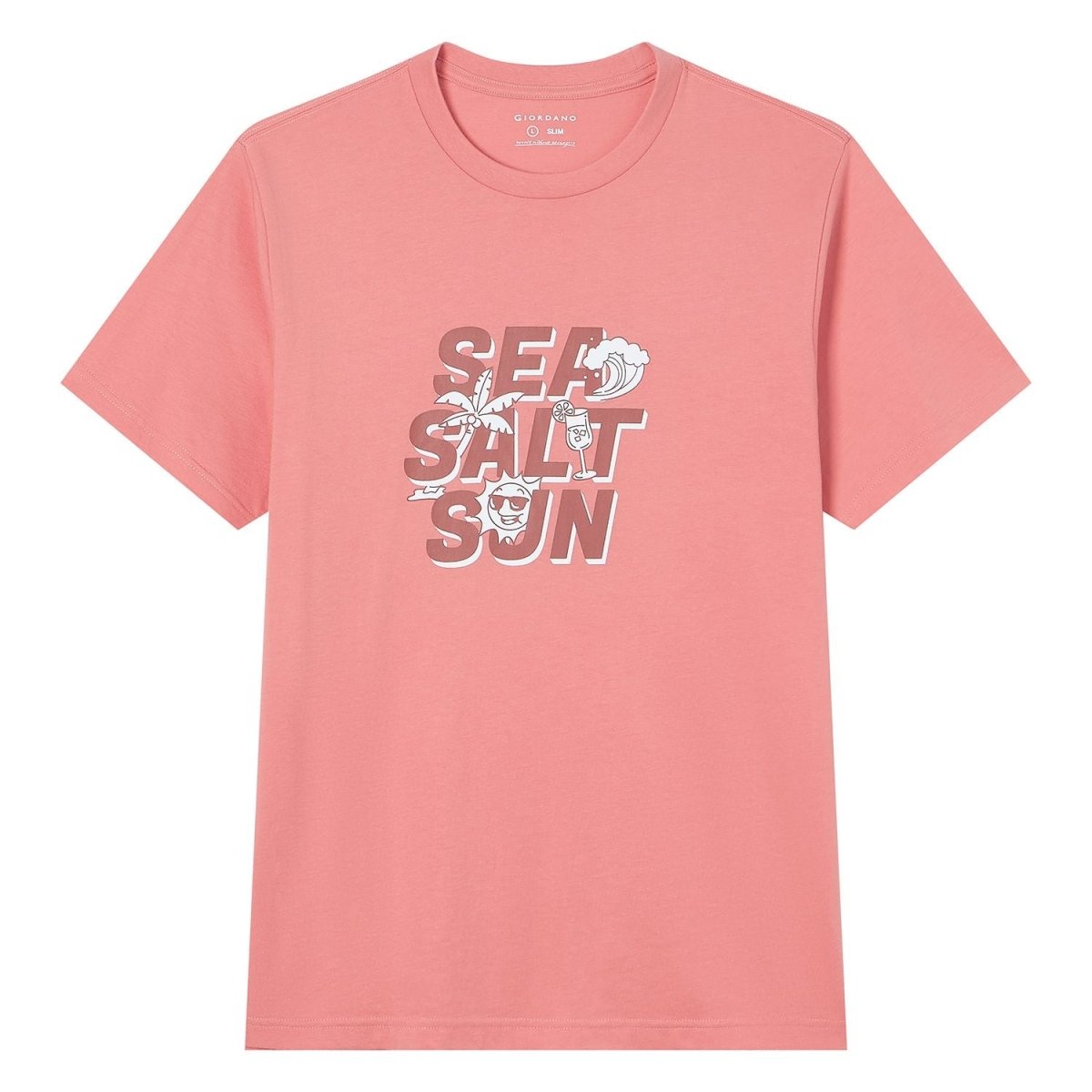 Men's Cotton Jersey Crew Neck Print Tee