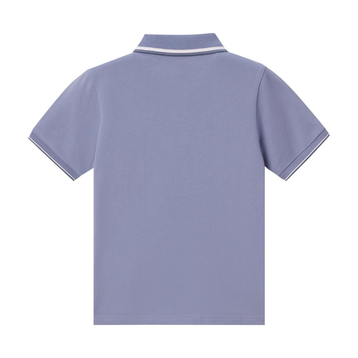 Junior's Slim Fit Cotton Pique Signature Embroidery Polo