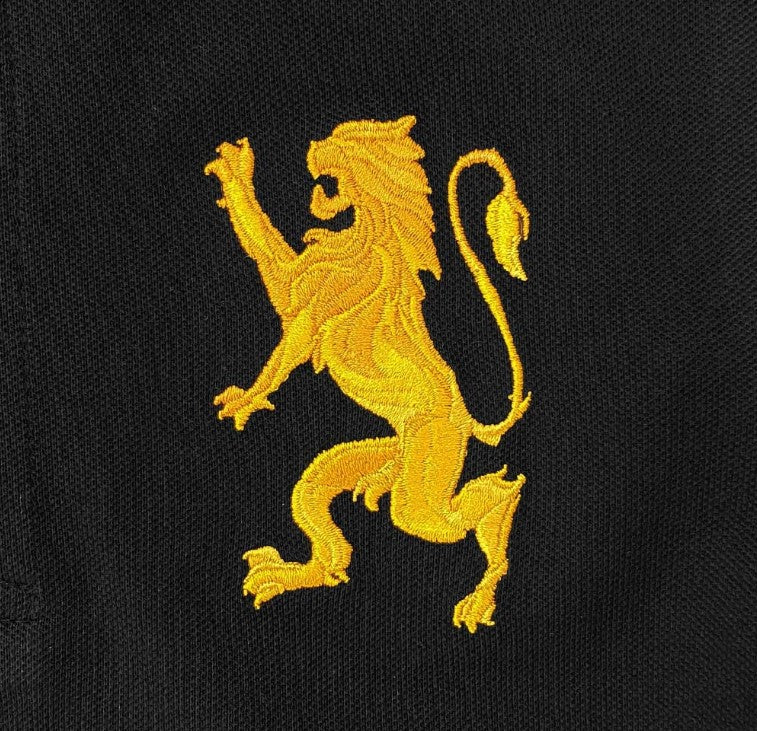 Kids' Lion Polo: 3D Embroidery, Comfort Piqué, Classic Style