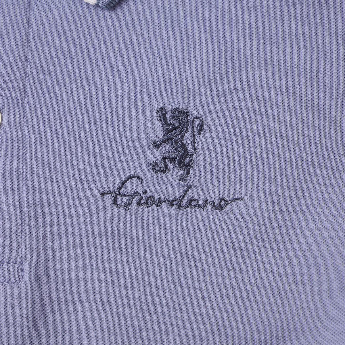 Junior's Slim Fit Cotton Pique Signature Embroidery Polo