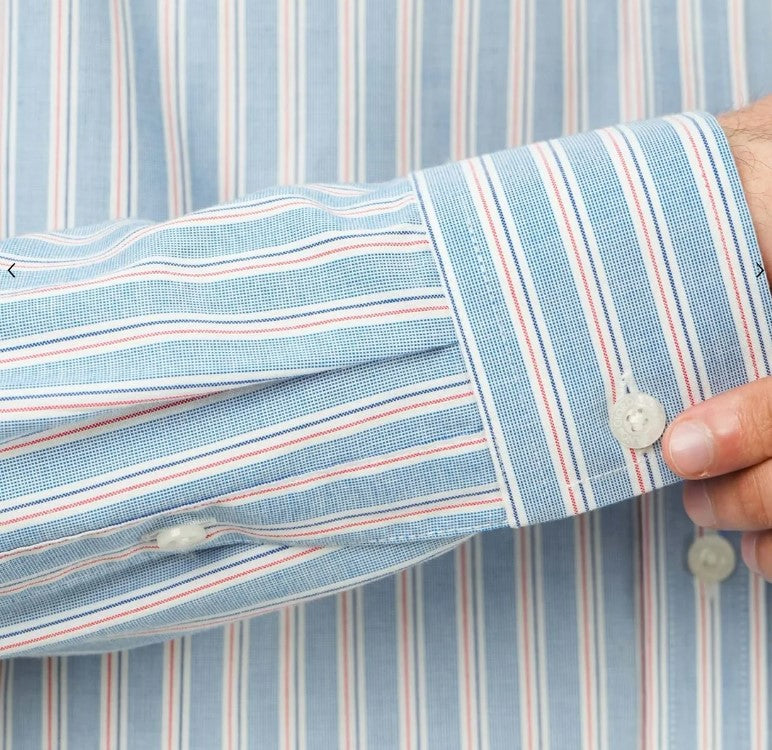 Men's Wrinkle-Free Long Sleeve Cotton Oxford Shirt