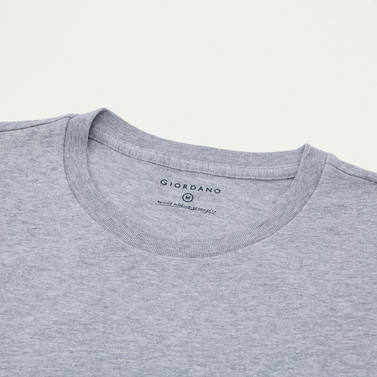 مجموعة من 3 قمصان قطنية برقبة دائرية للرجال