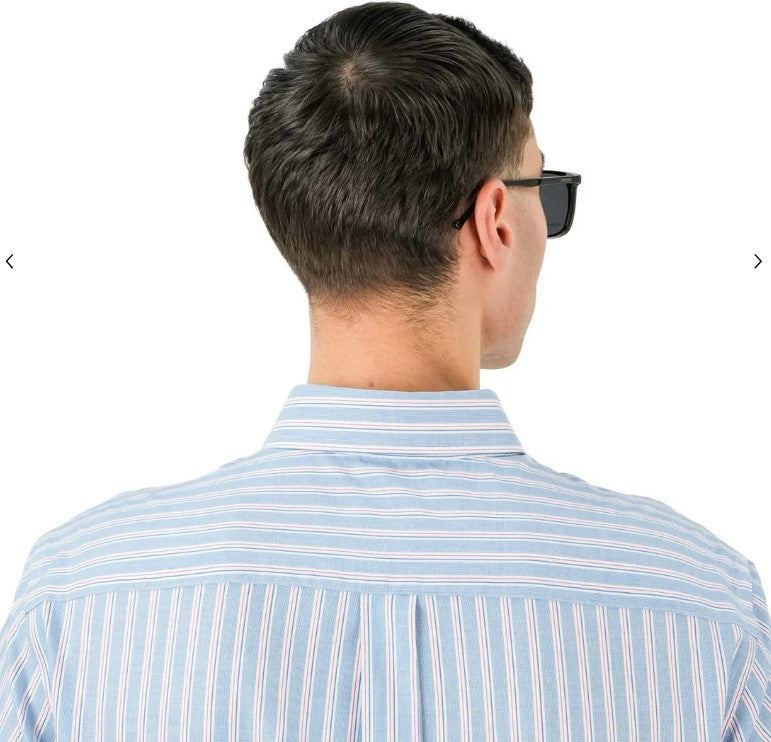 Men's Wrinkle-Free Long Sleeve Cotton Oxford Shirt