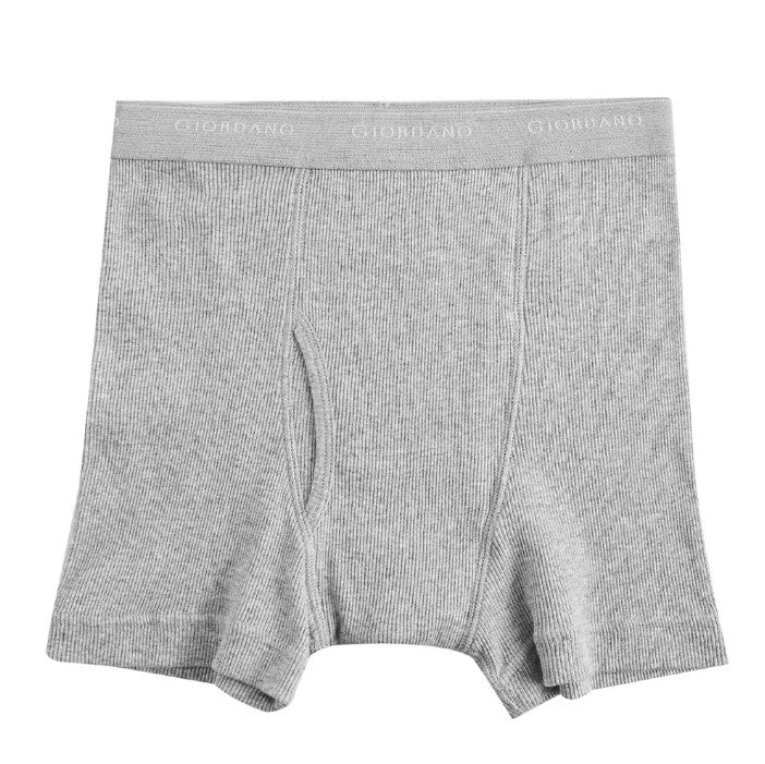 Men's Cotton Rib Regular Trunks 3-Pack