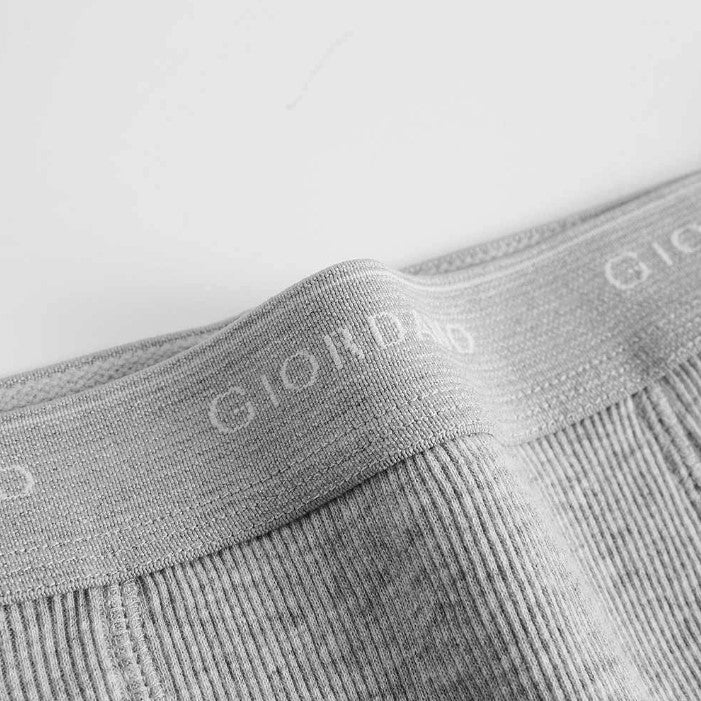 Men's Cotton Rib Regular Trunks 3-Pack