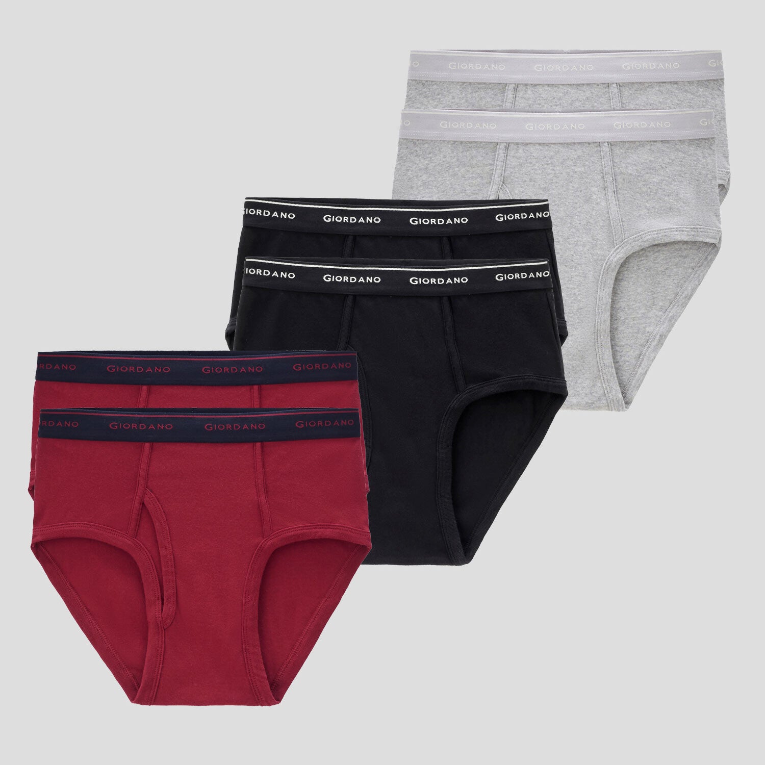 Men's Cotton Classic Fit Briefs - 6-Pack