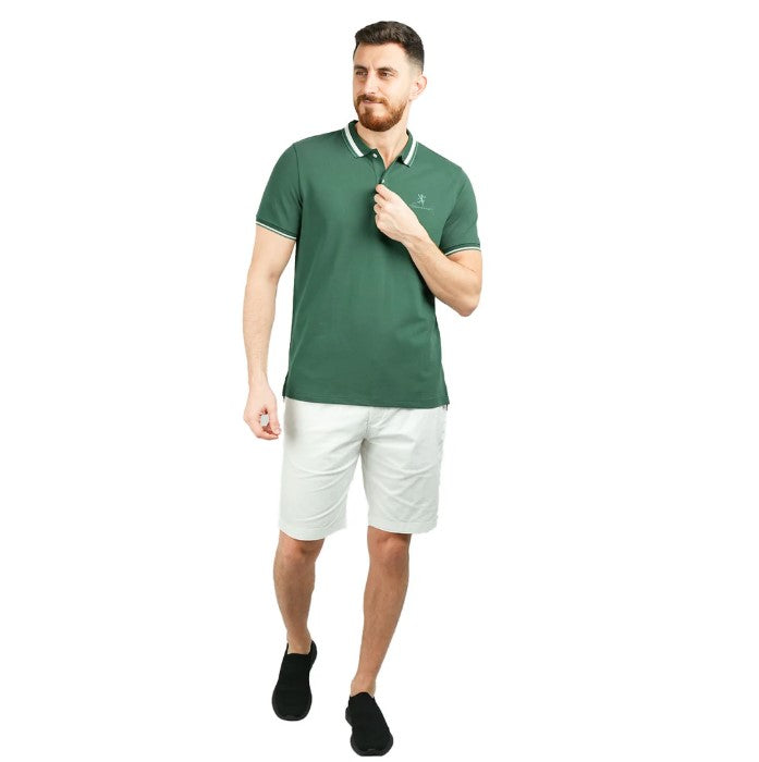 Men's Classic Slim Fit Polo with Signature Embroidery