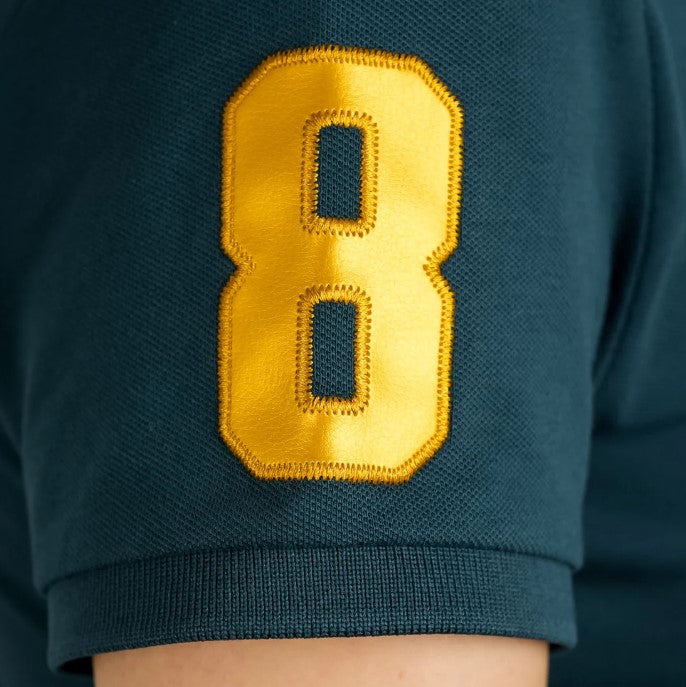 قميص بولو نابليون مطرز بقصّة Slim Fit للنساء