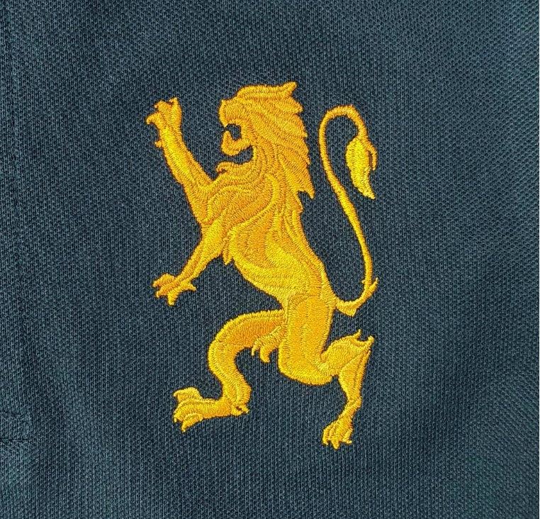 Kids' Lion Polo: 3D Embroidery, Comfort Piqué, Classic Style