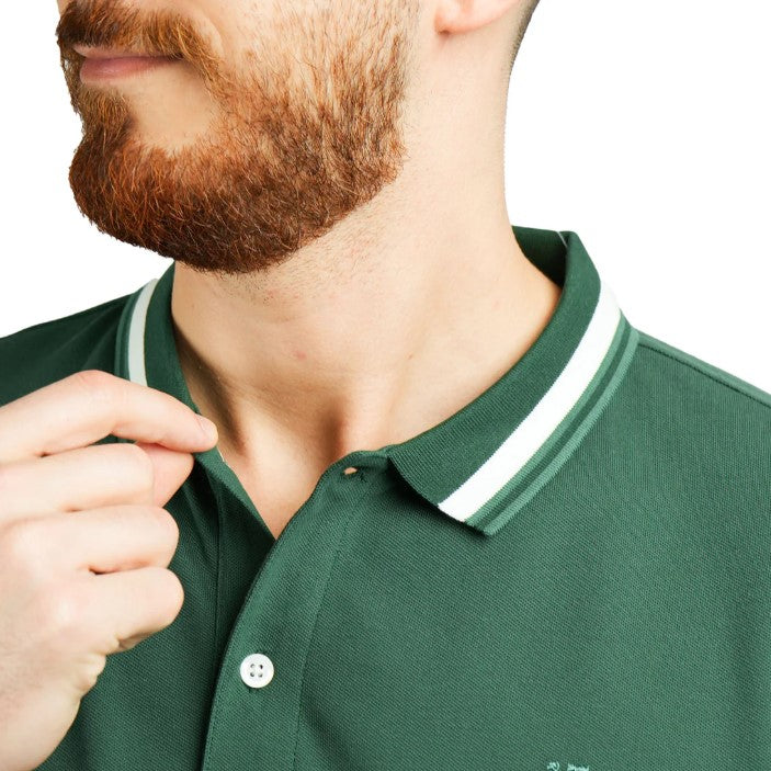Men's Classic Slim Fit Polo with Signature Embroidery