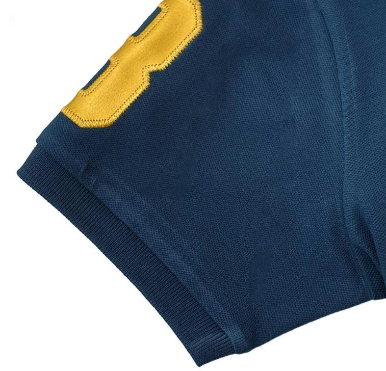 Kids' Lion Polo: 3D Embroidery, Comfort Piqué, Classic Style