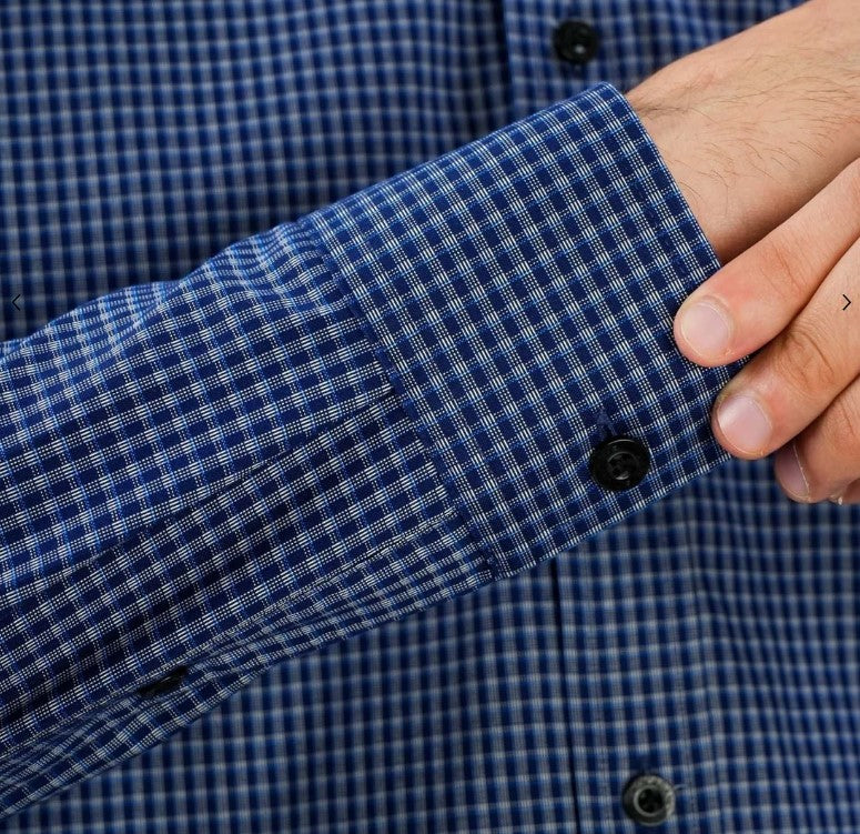 Men's Wrinkle-Free Long Sleeve Cotton Oxford Shirt