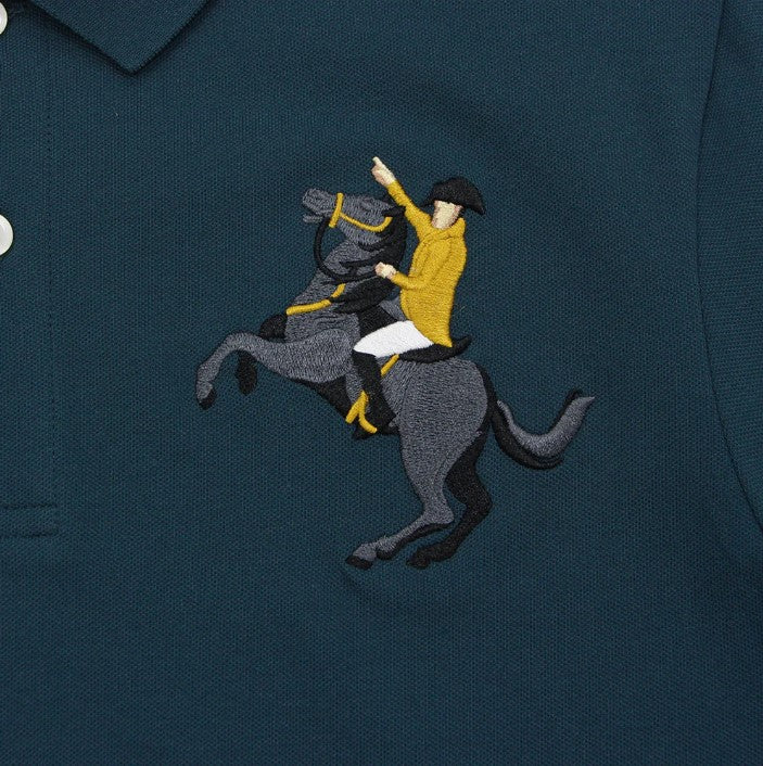 Men's Slim Fit Cotton Short Sleeve Napoleon Polo