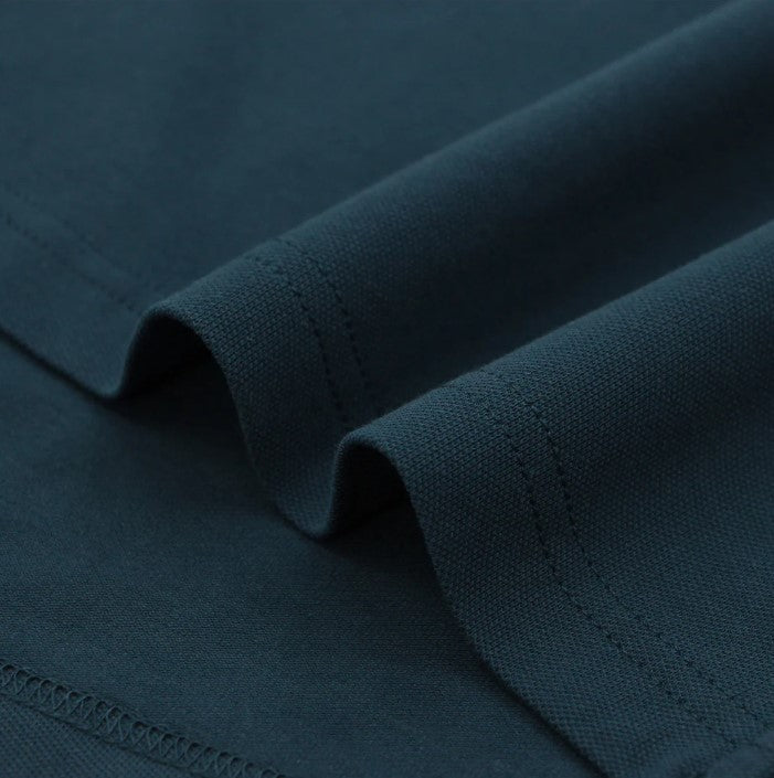 Men's Slim Fit Cotton Short Sleeve Napoleon Polo