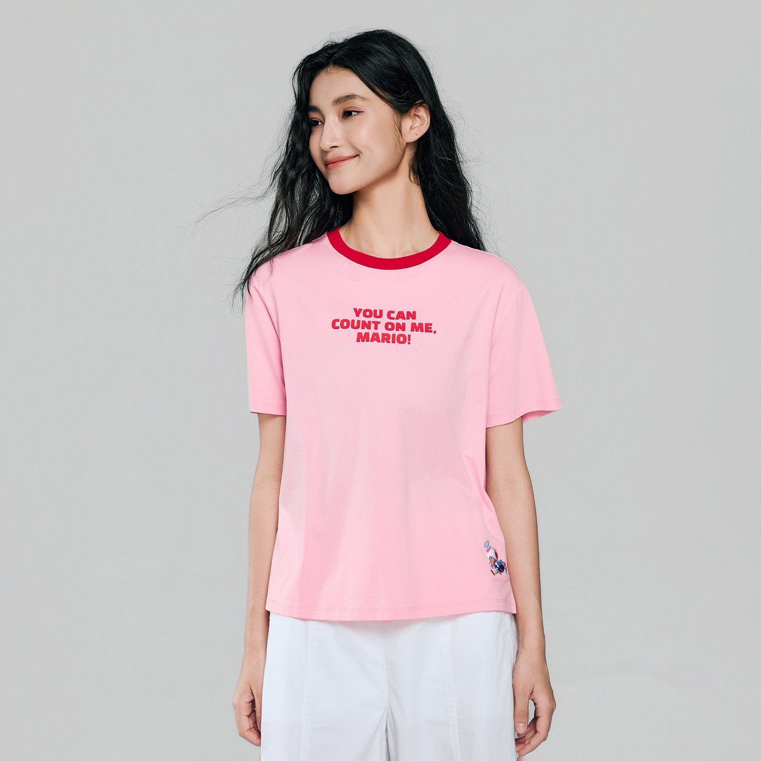 Women's Super Mario Relaxed PrintTee