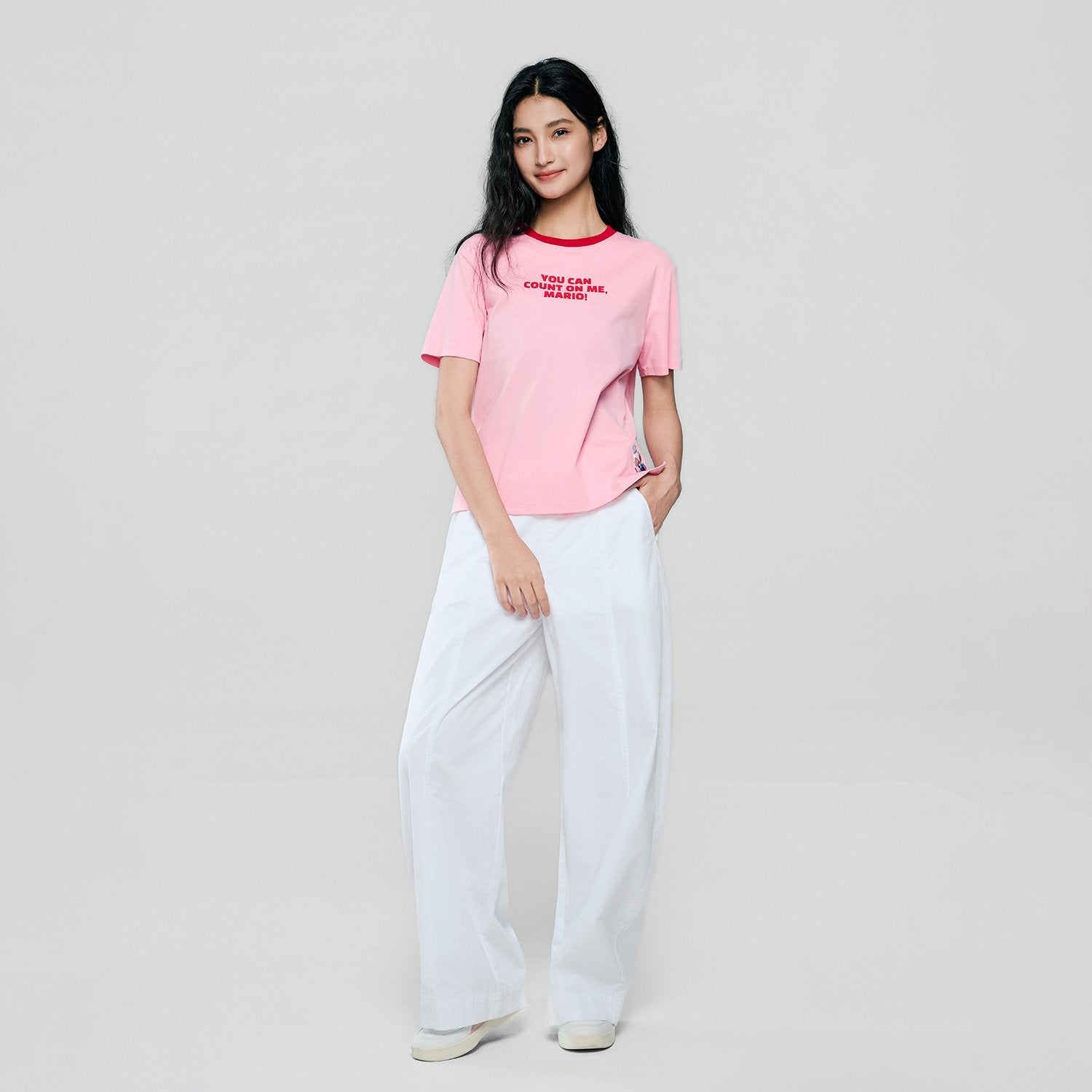 Women's Super Mario Relaxed PrintTee