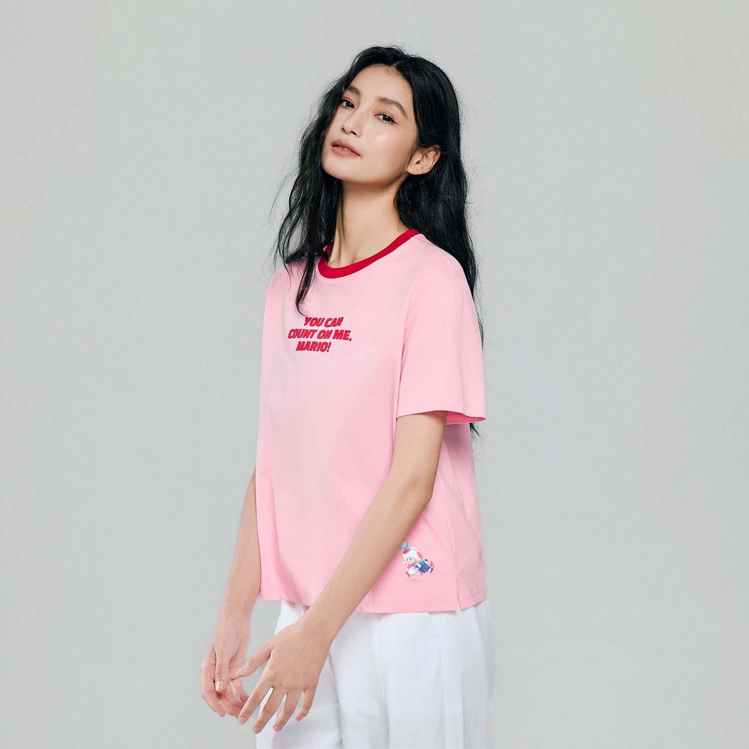Women's Super Mario Relaxed PrintTee