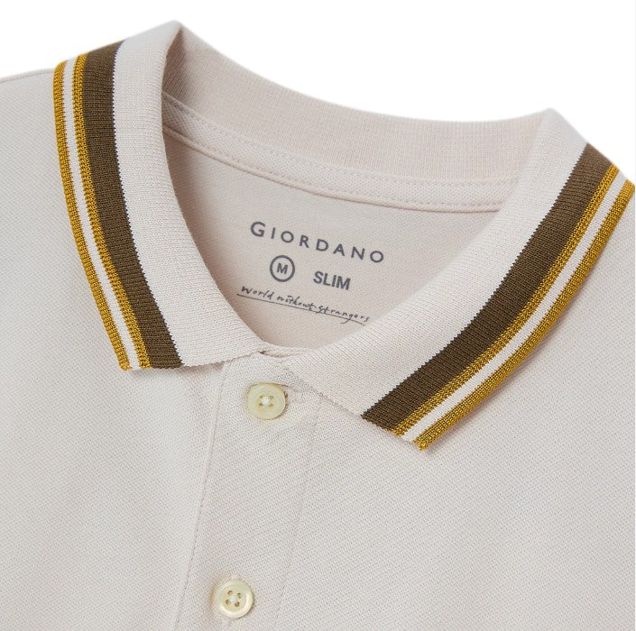 Men's Classic Slim Fit Polo with Signature Embroidery