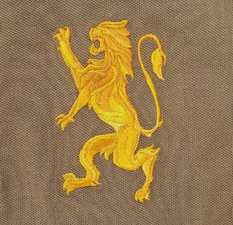 Kids' Lion Polo: 3D Embroidery, Comfort Piqué, Classic Style