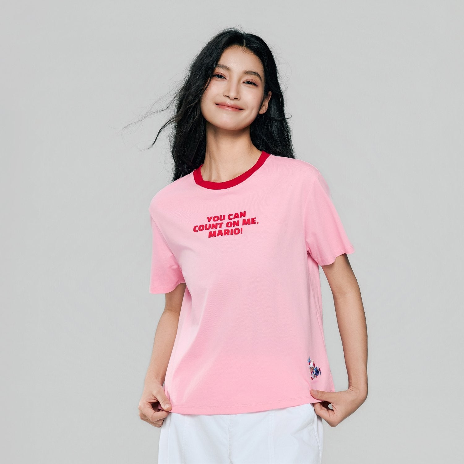 Women's Super Mario Relaxed PrintTee