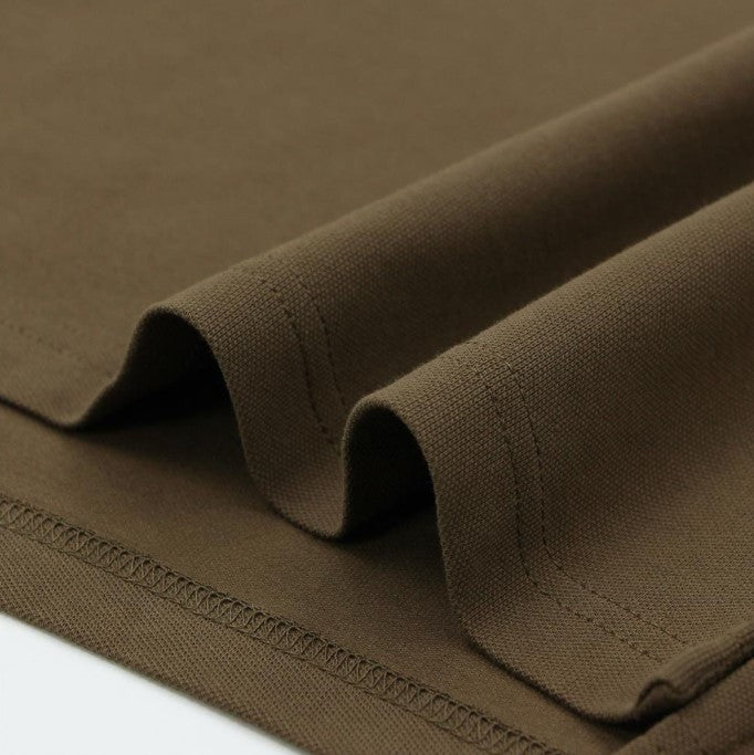 Men's 3D Lion Polo: Slim Fit, Bold Embroidery, Premium Pique