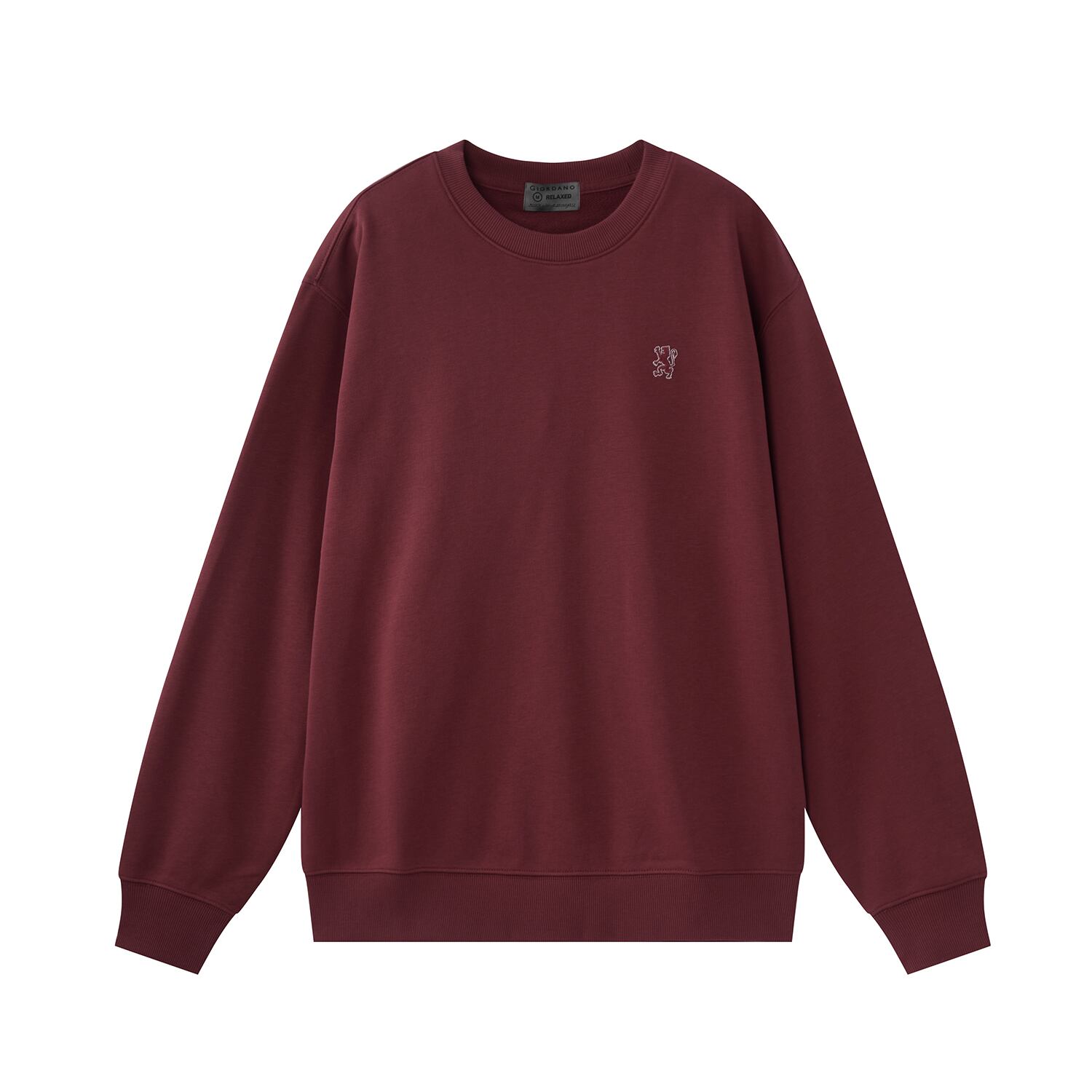 Men’s French Terry Crew Neck Relaxed Fit Sweatshirt