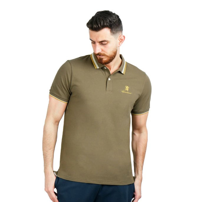 Men's Classic Slim Fit Polo with Signature Embroidery
