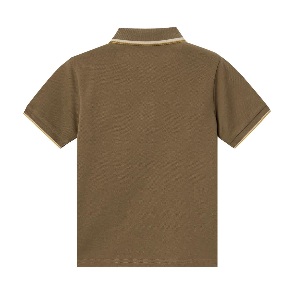 Junior's Slim Fit Cotton Pique Signature Embroidery Polo