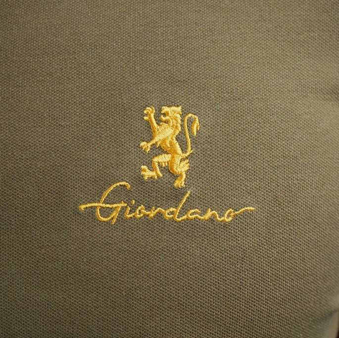 Men's Classic Slim Fit Polo with Signature Embroidery